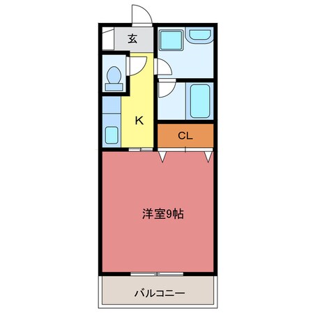 グリーンヒルズⅠの物件間取画像